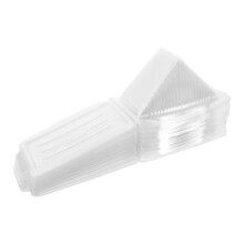 100Pcs Clear Plastic Sandwich Packing Box Triangle Bag