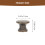 20 Sets Mini Mushroom Head Cabinet Knobs Pulls For Jewelry Boxes 2