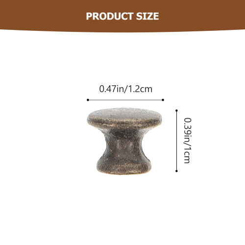 20 Sets Mini Mushroom Head Cabinet Knobs Pulls For Jewelry Boxes 1