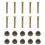 20 Sets Mini Mushroom Head Cabinet Knobs Pulls For Jewelry Boxes 6