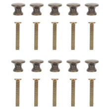 20 Sets Mini Mushroom Head Cabinet Knobs Pulls For Jewelry Boxes