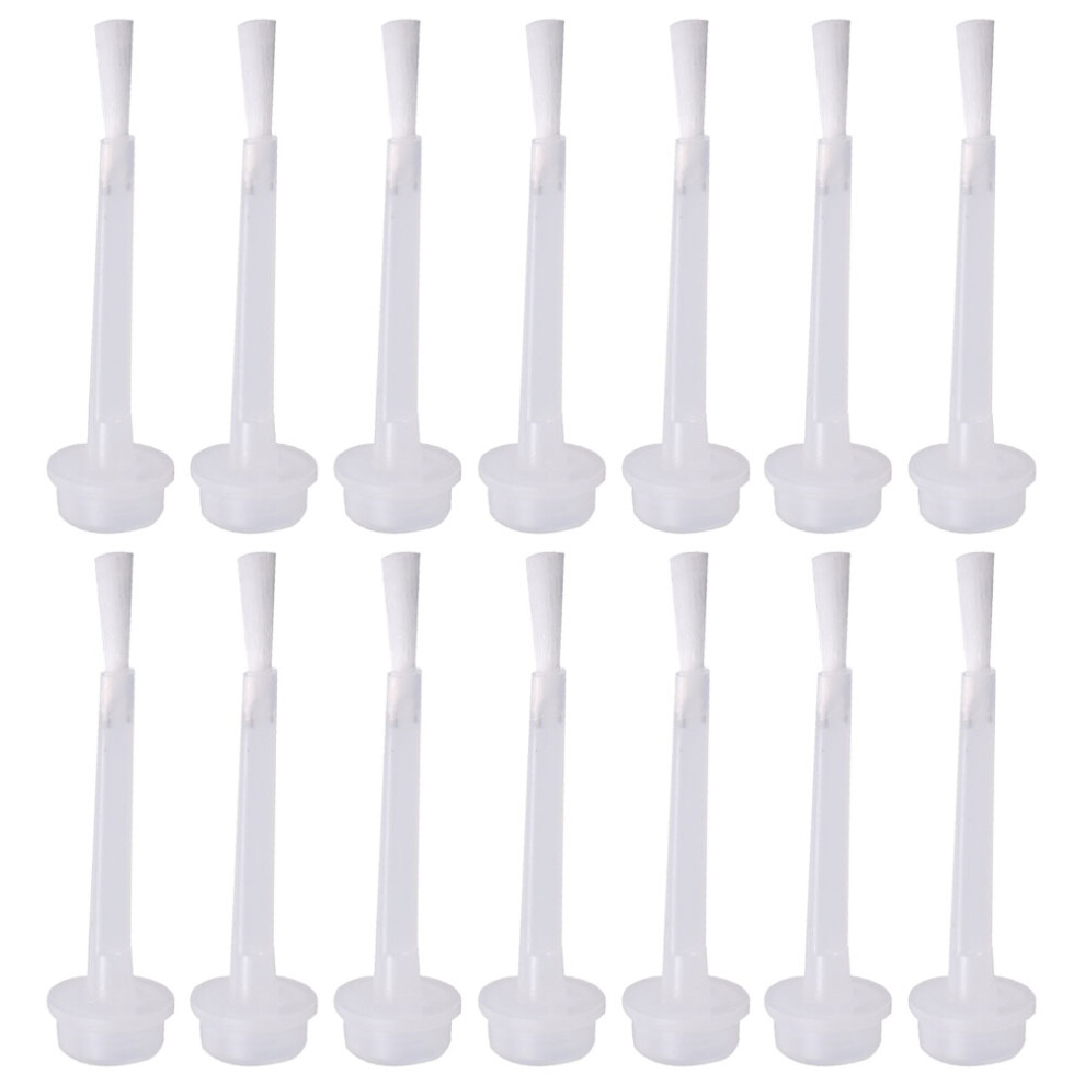 Inoomp 50Pcs Nail Polish Bottle Brushes For Manicure Use Nail Shop Supplies