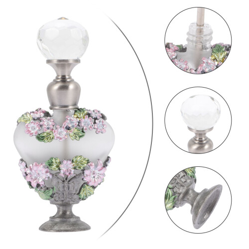 Refillable Perfume Bottle Vintage Essential Oil Container 5ml 2