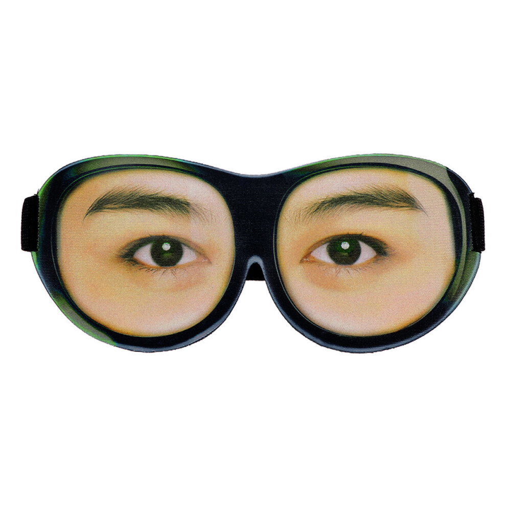 Artibetter 3D Funny Glasses Eye Eyeshade Stereoscopic Sleeping Mask For Travel
