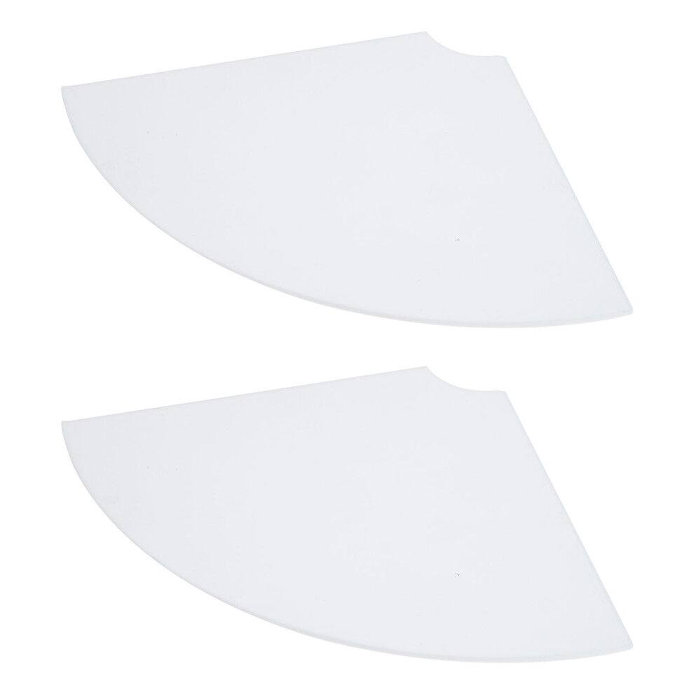 2 Sets Acrylic Wall Shelf Floating Corner Shelf For Records 3321888276026