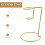 Iron Art Ice Cream Holder Stand For Desktop 6