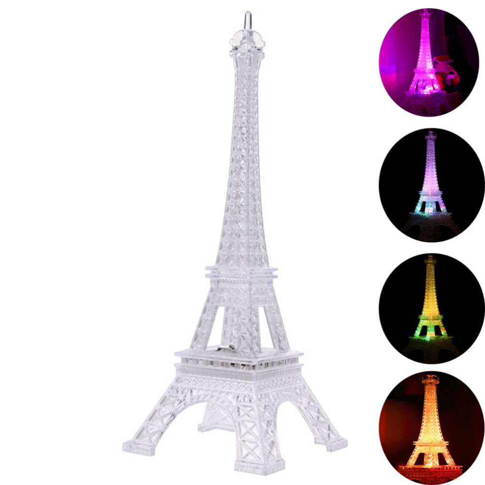 Acrylic Eiffel Tower Led Colorful Night Light Desk Lamp-image-OPC-PKTKZFS-NEW