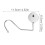10Pcs Purse Hook Hanger For Table Desk 2