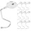 10Pcs Purse Hook Hanger For Table Desk 10