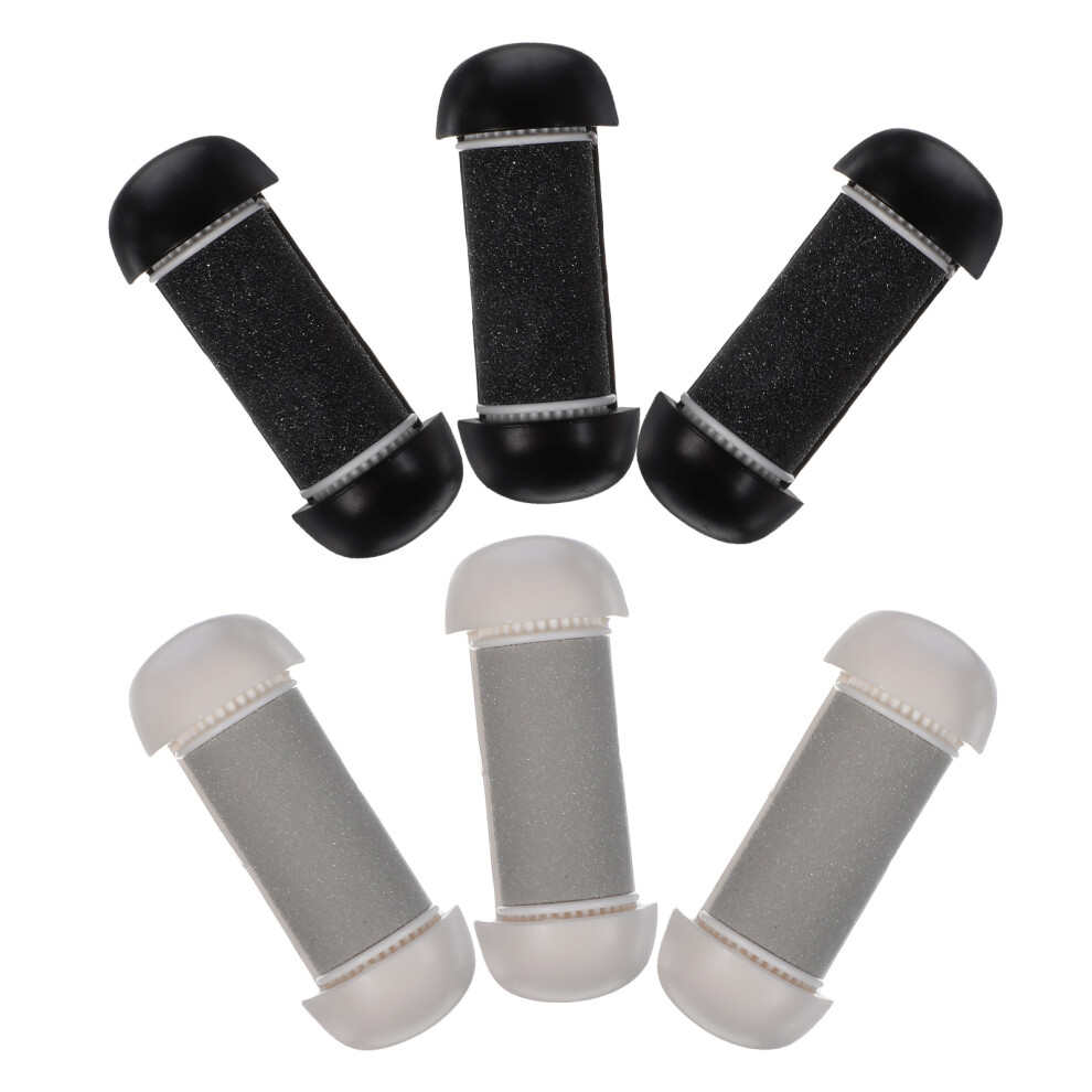 Iplusmile 6Pcs Replacement Roller Head For Electric Remover Foot File
