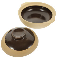 1 Pc Ceramic Casserole Stew Pot Stew Pot Soup Pot For Home Use