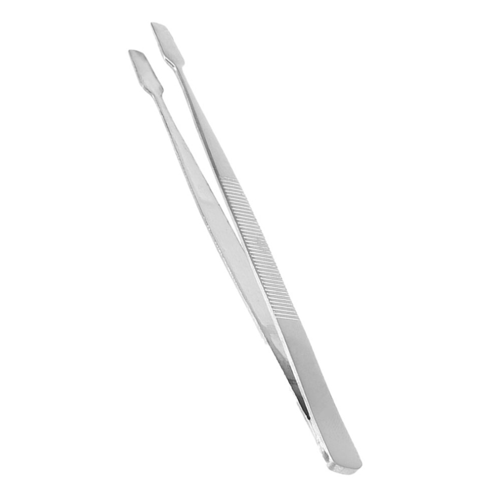 Totority Stainless Steel Eyelash Tweezer Portable Stamp Nipper