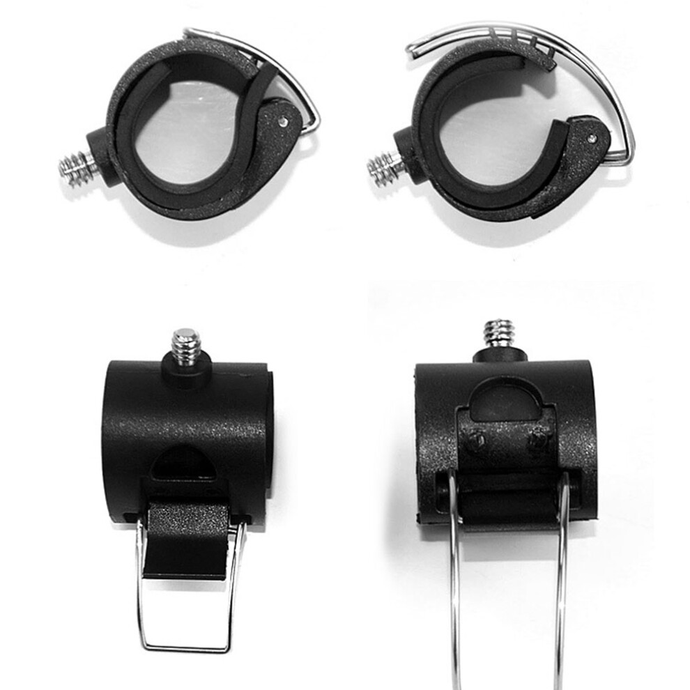 Simple Cellphone Holder Lock Catch Phone Clip For Outdoor Use Black 3322033633657