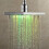 8-Inch Multi-Color Changing LED Light Square Shower Head Nozzle 7