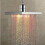 8-Inch Multi-Color Changing LED Light Square Shower Head Nozzle 4