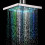 8-Inch Multi-Color Changing LED Light Square Shower Head Nozzle 5