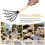 2Pcs hand Rake 5-Tine Beach Shell Rake With Mesh Net 7