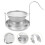 loose tea steeper stainless steel mesh duck-billed infuser 4