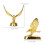 Eagle Hood Ornament Sticker: 3D Vogelslogo Auto Styling 3