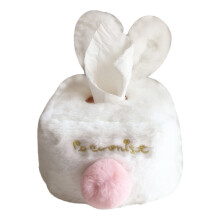 Rabbit Ear Tissuebox Servetcontainer Voor Thuis Bar Kantoor Wit