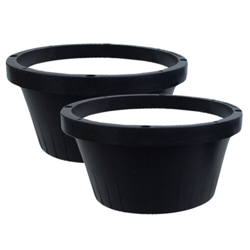 2pcs universal 6.5 inch car speaker waterproof cover pads 2