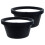 2pcs universal 6.5 inch car speaker waterproof cover pads 4