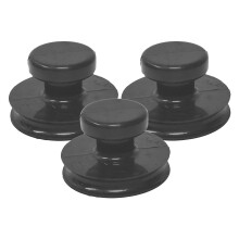 3 Pcs Sound Bowl Suction Cups With Handle For Meditation