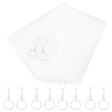10 Sheets Diy Heat Shrinkable Film Kit With Ear Hooks And Keychain