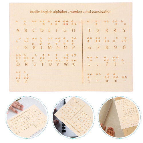 Wood Braille Board For Teaching Blind People 2