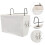 1pc canvas bedside hanging basket for dorm bed storage organizer 7