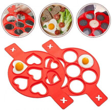 Silicone Pancake Mold, 2 Pieces Reusable Non-stick Silicone Pancake Mold, Multifunctional Kitchen Accessories for Pancakes And Baking