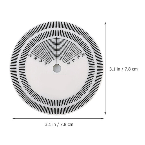 Record Player Vinyl Tachometer Calibration Disc Accessory 1