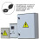 6Pcs Black Rainproof Plastic Cover For Cam Lock Key Panel 18X16 Mm 8