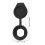 6Pcs Black Rainproof Plastic Cover For Cam Lock Key Panel 18X16 Mm 2