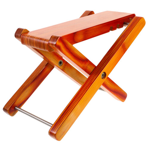 Guitar Footstool Bamboo Pedal For Classical Guitar Height Adjustment