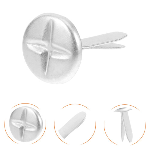 100Pcs Fastener Two-Legged Nail For Scrapbook Paper 2