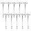 10Pcs Purse Hook Hanger For Table Desk 1