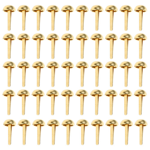 50pcs mini brads two-legged nails for kids handmade accessories 1