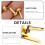 50pcs mini brads two-legged nails for kids handmade accessories 10
