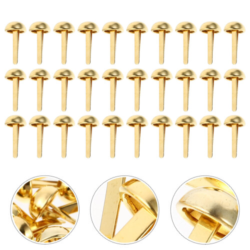 50pcs mini brads two-legged nails for kids handmade accessories 2