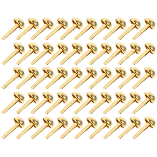 50pcs mini brads two-legged nails for kids handmade accessories