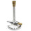 gas bunsen burner with flame stabilizer and gas adjustment 1