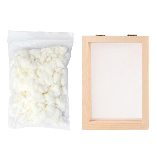 One Set Diy Paper Making Mold Frame With Dry Pulp