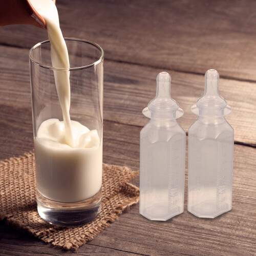 5pcs newborn disposable milk bottles for babies (white) 1