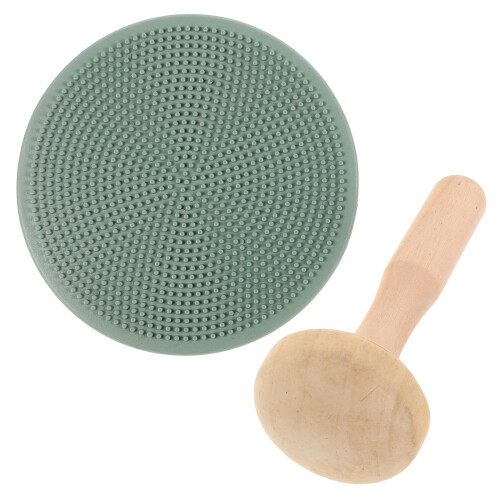 1Set Assorted Color Wooden Plastic Printmaking Tool Kit for Home Use