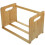 wooden desktop book shelf multi-functional cd storage organizer 1