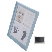 1 set baby handprint ink pad photo frame for newborn diy gift