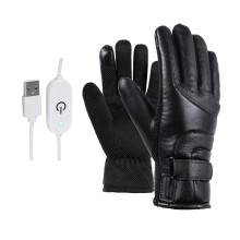Um Par De Aquecidas Com USB E 4 Níveis Para Motoqueiros (Preto)