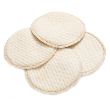 Breast Pads Organic Cotton Absorbent Soft Breathable 4 Pcs Anti-Overflow Nursing Pad Set Cotton