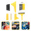 1Ensemble Outil Plastique Kit Grattoir Film Teinte 8